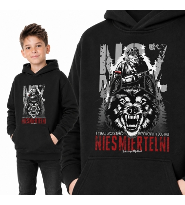 Bluza z kapturem dziecięca Patriotyczna  NIEŚMIERTELNI